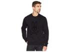 Psycho Bunny Loop Embroidered Logo Sweatshirt (black) Men's Sweatshirt