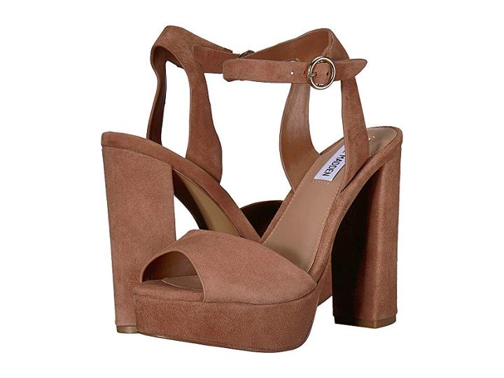 Steve Madden Madeline Platform Sandal (tan 1) High Heels