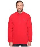 Columbia Big Tall Ridge Repeat 1/2 Zip Fleece (mountain Red) Men's Sweatshirt