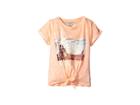 Lucky Brand Kids Jacinda Tee (little Kids) (salmon) Girl's T Shirt