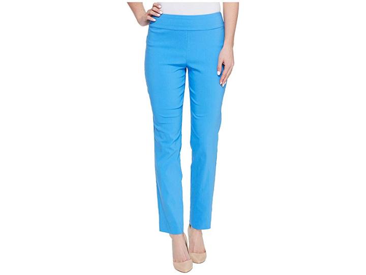 Krazy Larry Pull-on Ankle Pants (blue) Women's Dress Pants
