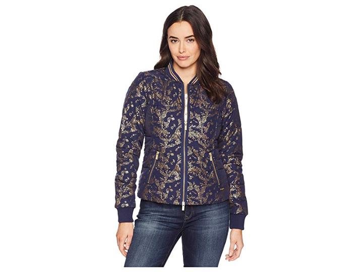 Ilse Jacobsen Padded Quilt Jacket (maritime Blue) Women's Coat