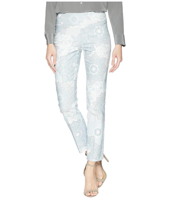 Lisette L Montreal Duchess Print Ankle Pants (baby Blue) Women's Casual Pants