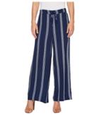 Miss Me Striped Palazzo Pants (navy) Women's Casual Pants