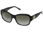 Tory Burch 0ty7107 57mm (black/white Zigzag/green Gradient) Fashion Sunglasses
