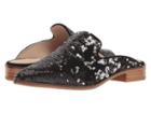 Shellys London Cantara Mule (black Sequin) Women's Flat Shoes