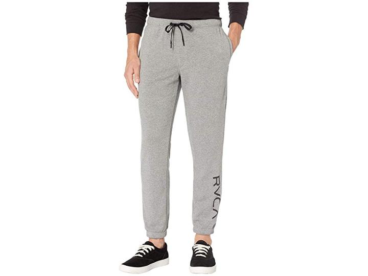 Rvca Va Guard Fleece Sweatpants (heather Grey) Men's Casual Pants