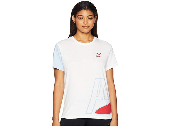 Puma Loud Tee (white) Women's T Shirt