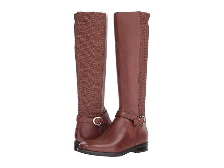 Cole Haan Leela Grand Riding Boot (harvest Brown Leather) Women's Boots