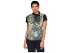 Jamie Sadock Crunchy Leopard Print Short Sleeve Top (bananarama Yellow) Women's Clothing