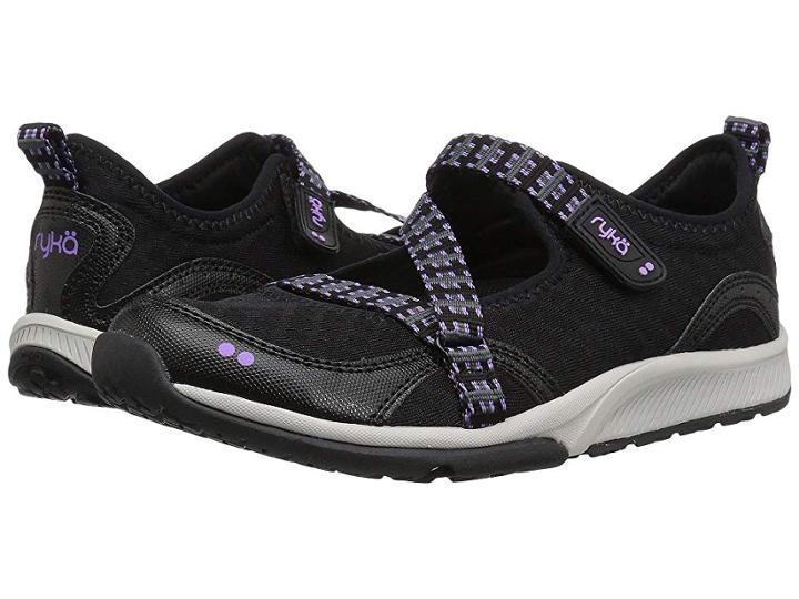 Ryka Kailee (black/purple Ice/summer Grey) Women's Shoes