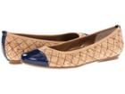 Vaneli Serene (bluette Filo Natural Cork/bluette Fodervern Patent) Women's Flat Shoes