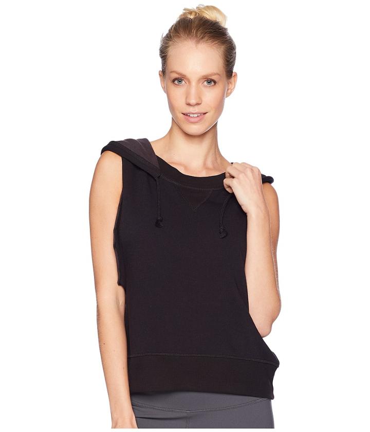 Free People New Whitewater Hoodie (black) Women's Clothing