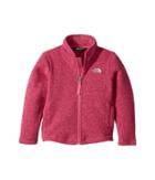 The North Face Kids Crescent Full Zip Jacket (toddler) (petticoat Pink Heather (prior Season)) Girl's Coat