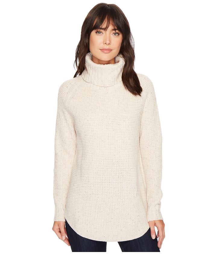 Pendleton Donegal Cowl Neck Sweater (natural Tweed) Women's Sweater