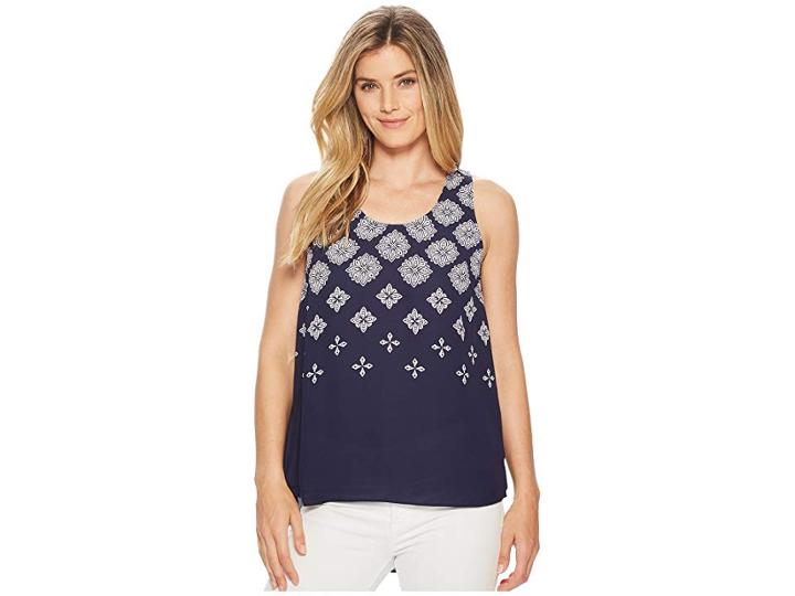 Hatley Jeanne Top (navy Compass Roses) Women's Clothing