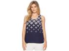 Hatley Jeanne Top (navy Compass Roses) Women's Clothing