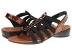 Munro American Darian (tortoise Shell/black Stretch) Women's Sandals