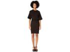 Nicole Miller Diamond Knit Dress (black/red) Women's Dress