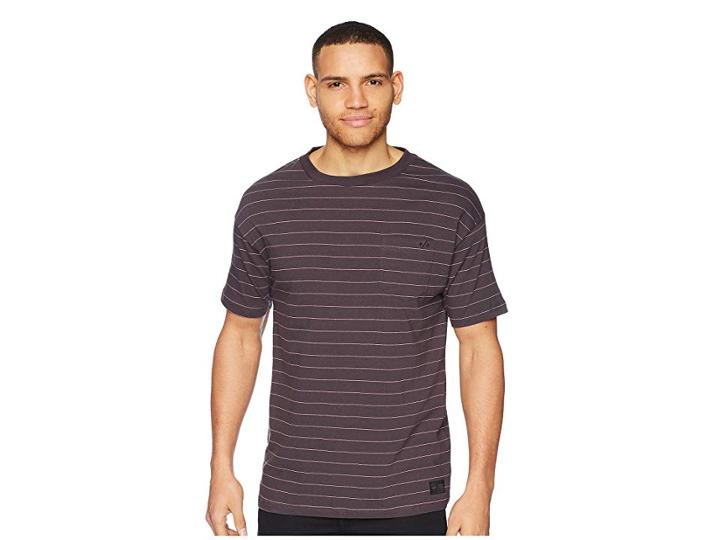 Globe Dion Striper Tee (lead) Men's T Shirt