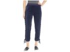 Juicy Couture Track Velour Pants With Lacing (regal) Women's Casual Pants