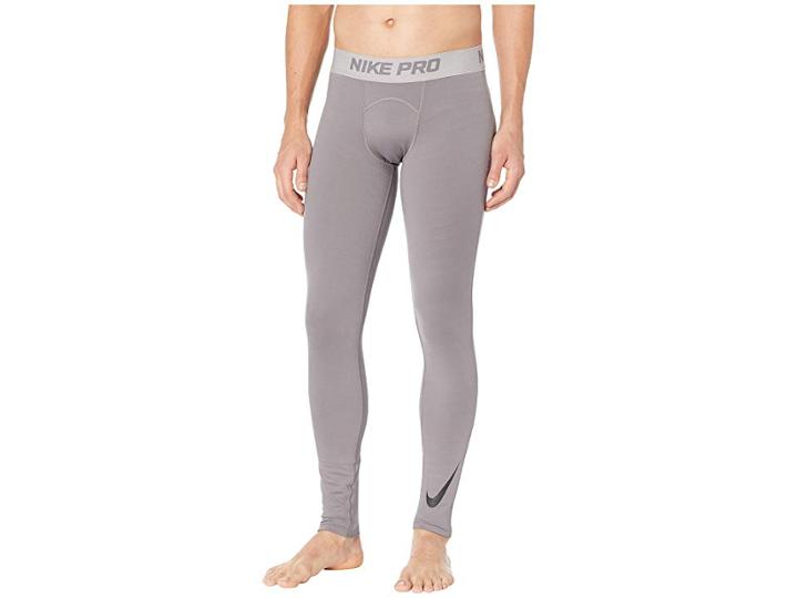 Nike Pro Thermal Tights (gunsmoke/atmosphere Grey/black) Men's Casual Pants