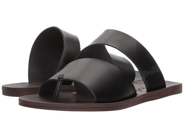 Blowfish Deel (black Dyecut Pu) Women's Sandals