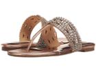 Badgley Mischka Trent (rose Gold Metallic Leather) Women's Sandals