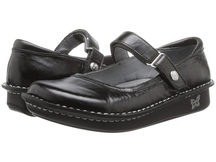 Alegria Belle (black Crinkle) Women's Maryjane Shoes
