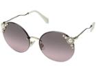 Miu Miu 0mu 52ts (pale Gold) Fashion Sunglasses
