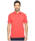 Under Armour Golf Playoff Polo Vented (red/graphite) Men's Clothing