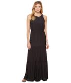 Splendid Tiered Maxi Dress (black) Women's Dress
