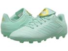 Adidas Kids Copa 18.4 Fxg Soccer (little Kid/big Kid) (clear Mint/gold Metallic) Kids Shoes