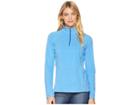 White Sierra Alpha Beta 1/4 Zip (azure Blue) Women's Clothing