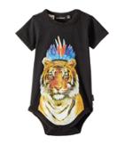 Rock Your Baby Artemis Short Sleeve Bodysuit (infant) (black) Boy's Jumpsuit & Rompers One Piece