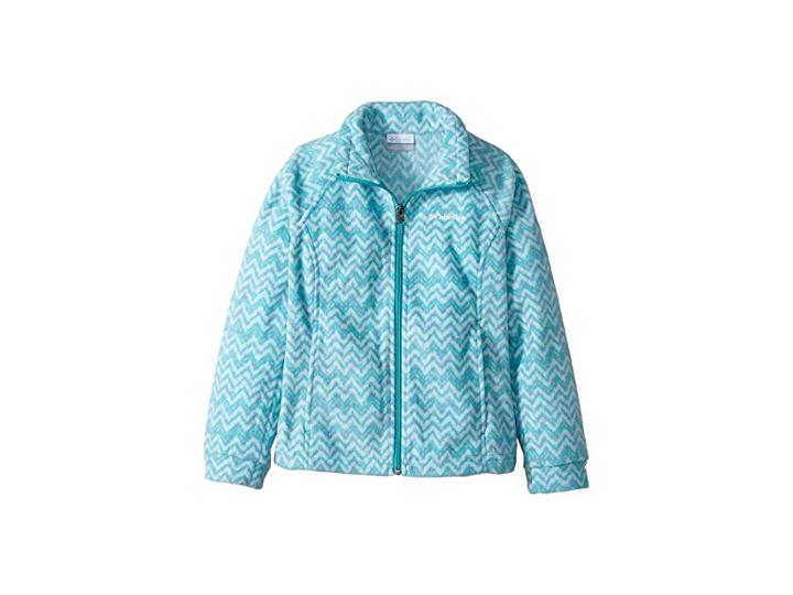 Columbia Kids Benton Springstm Ii Printed Fleece (little Kids/big Kids) (pacific Rim Tweed Print) Girl's Fleece