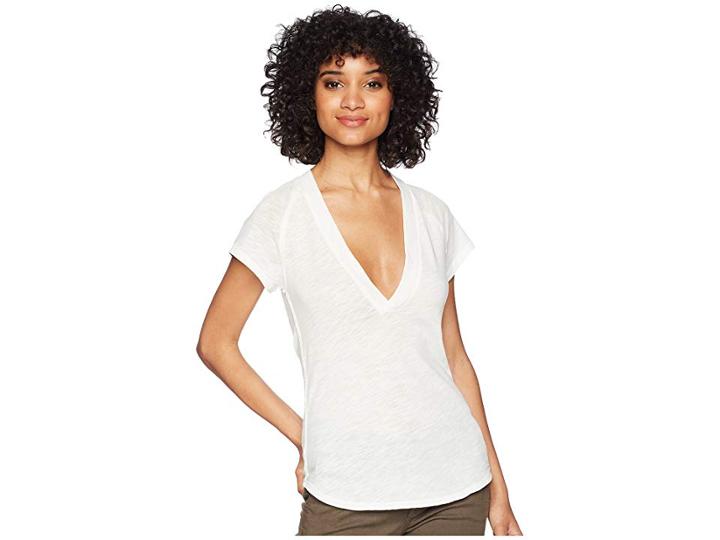 Free People Clementine Tee (white) Women's T Shirt