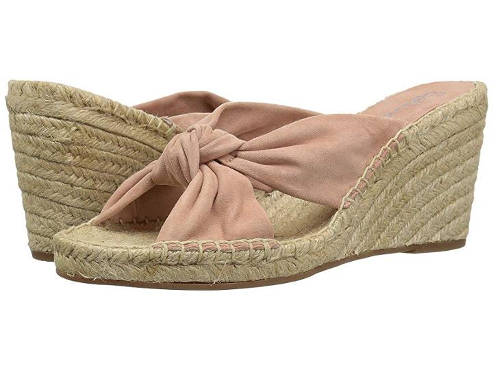 Splendid Bautista (dark Blush Suede) Women's Wedge Shoes