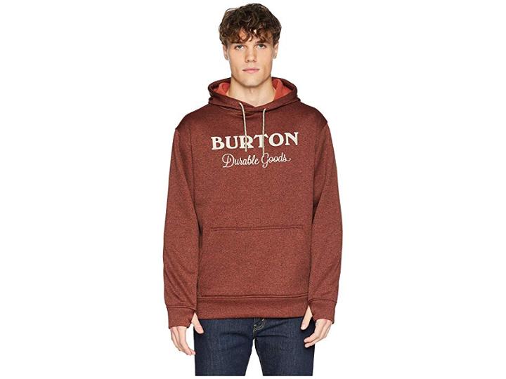 Burton Oak Pullover Hoodie (bitters Heather) Men's Sweatshirt