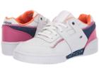 Reebok Kids Workout Plus Montana (big Kid) (white/pure Orange/ultrama) Kid's Shoes