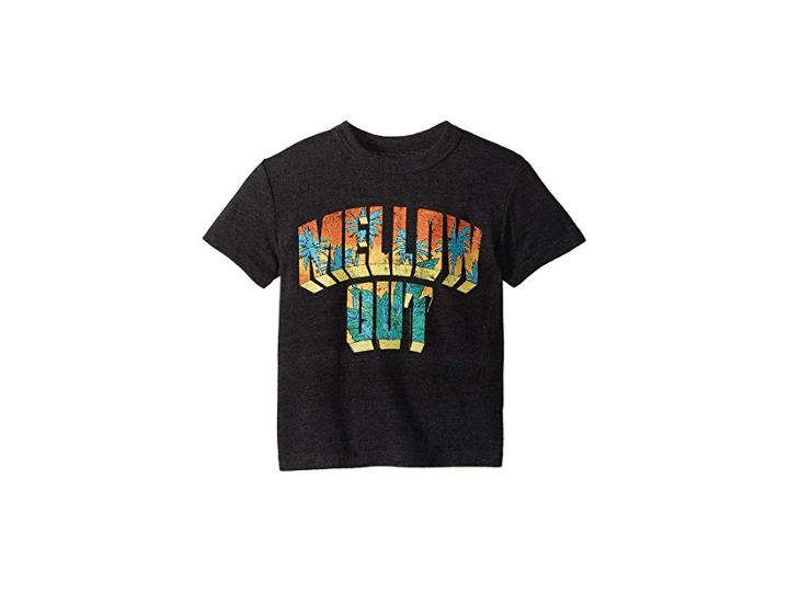 Chaser Kids Extra Soft Mellow Out Tee (toddler/little Kids) (black) Boy's T Shirt