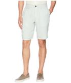 Lucky Brand Laguna Linen Flat Front Shorts (surf Spray) Men's Shorts