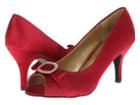 Annie Lobby (deep Red Satin) Women's Shoes