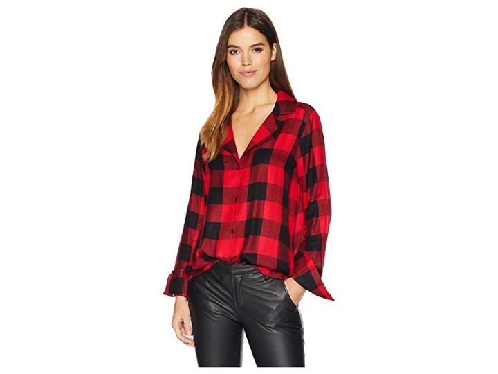 Paige Elora Shirt (true Red/black) Women's Clothing