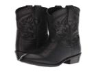 Dingo Willie (black Leather) Cowboy Boots