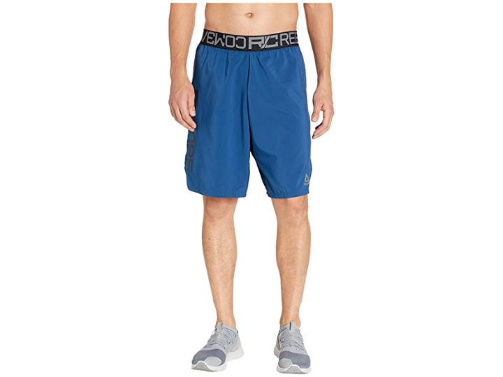 Reebok Combat Boxing Shorts (bunker Blue) Men's Shorts