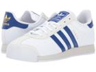 Adidas Originals Samoa Leather (white/royal/talc) Men's Tennis Shoes