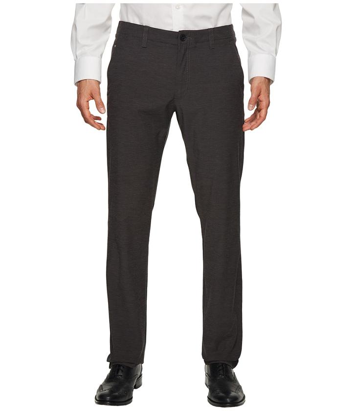 Tommy Bahama Chip And Run Flat Front Pants (black) Men's Casual Pants