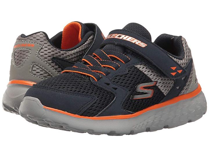 Skechers Kids Go Run 400 (little Kid/big Kid) (navy/gray) Boy's Shoes