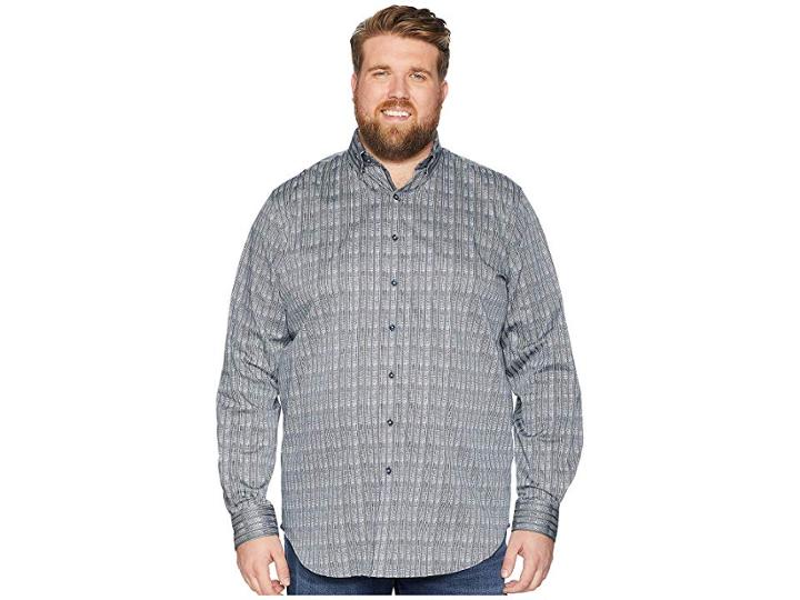 Robert Graham Big Tall Banyan Shirt (black (tall)) Men's Clothing
